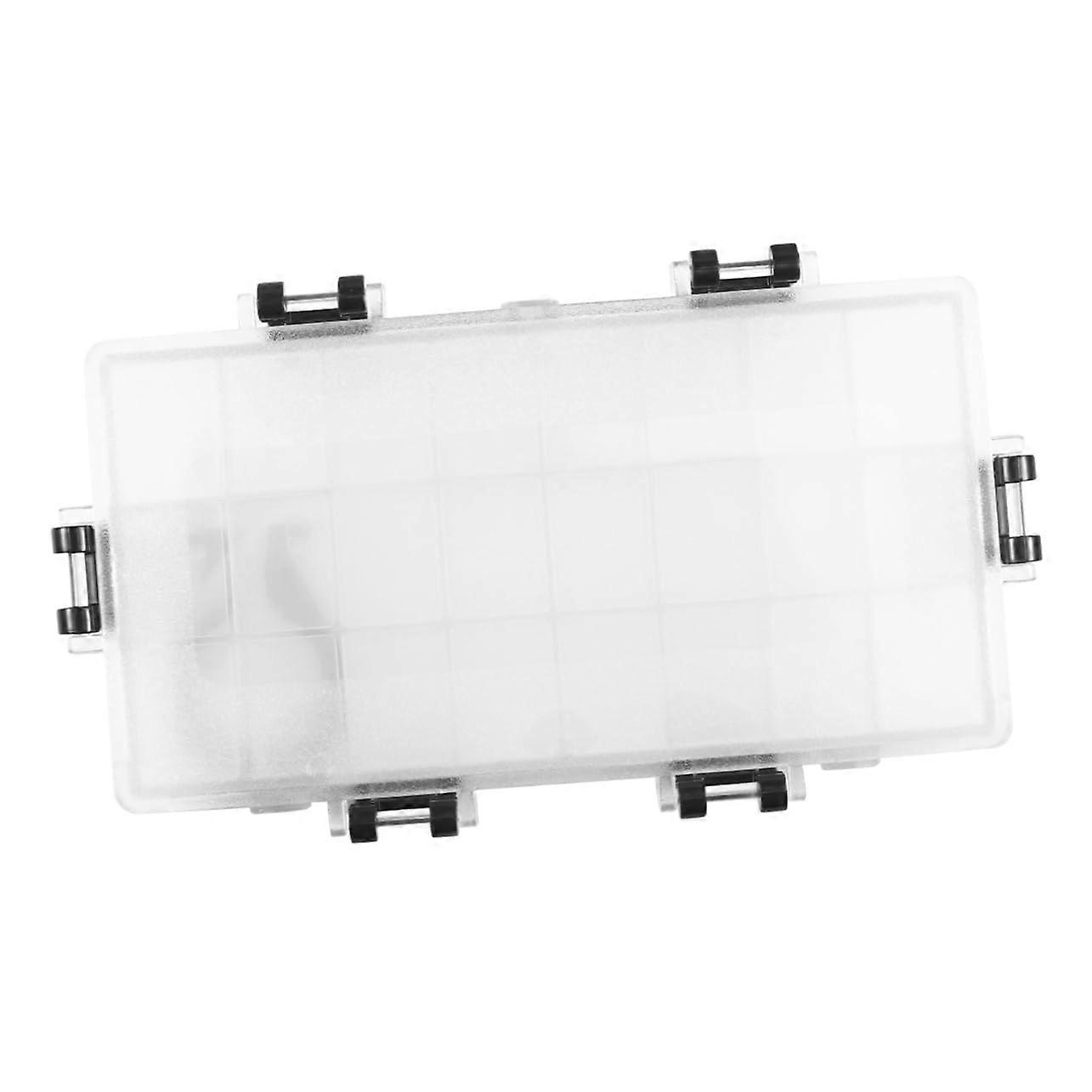 24-Color Watercolor Palette Storage Container with Transparent Lid for Paint Mixing and Nail Art Supplies