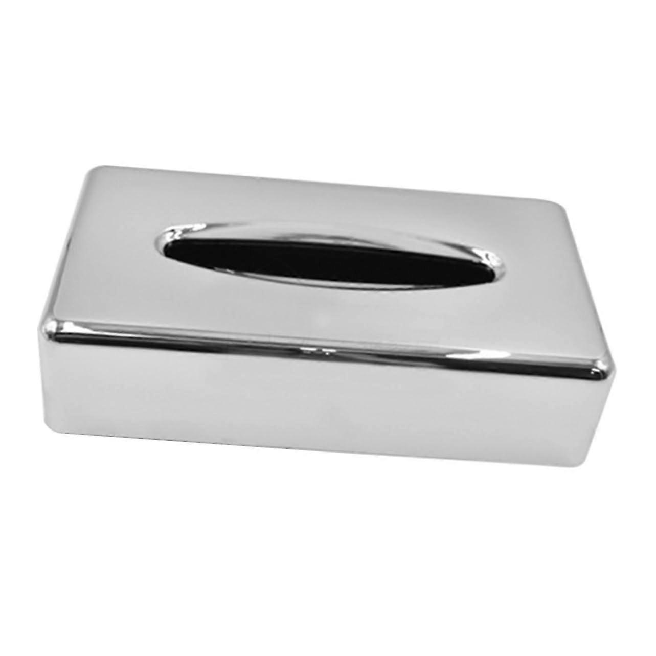 Paper container made of laminated material, sturdy tissue holder for desktop, versatile for office, home, restaurant, and vehicle use.