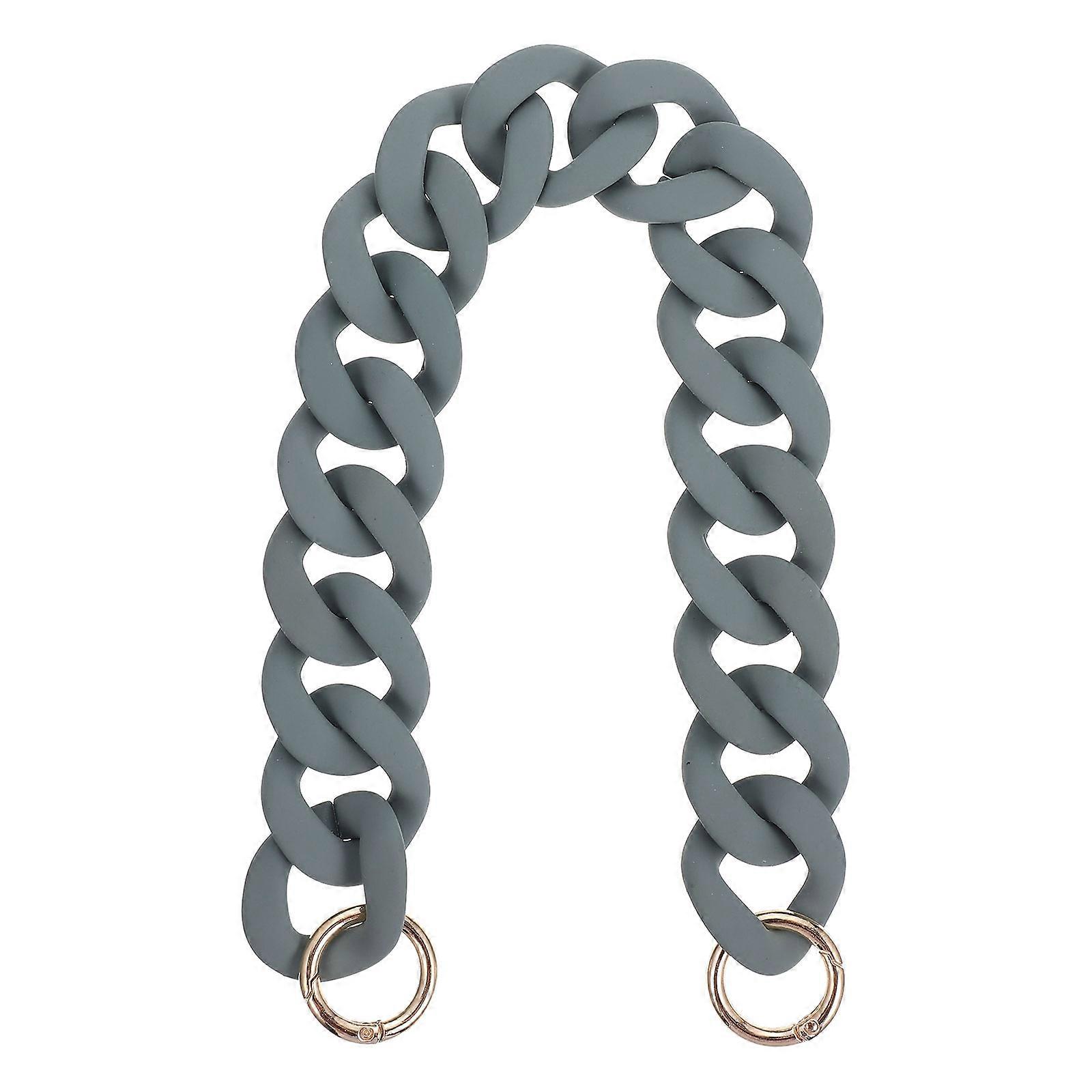 Resin Bag Chain for Handbags, DIY Chain Strap for Shoulder Bags, Easy Attach Replacement Accessory for Purses and Clutches, Fashionable Design