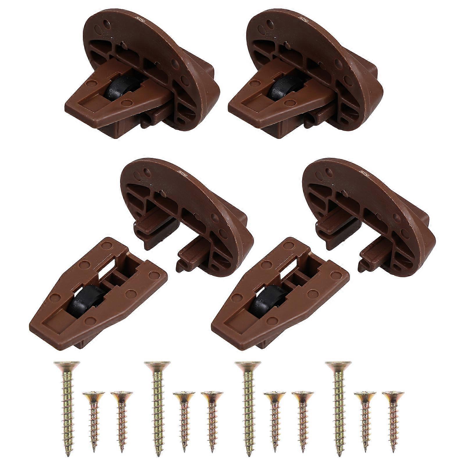 Replacement Drawer Slides Furniture Repair Part For Quick Installation 4Pcs