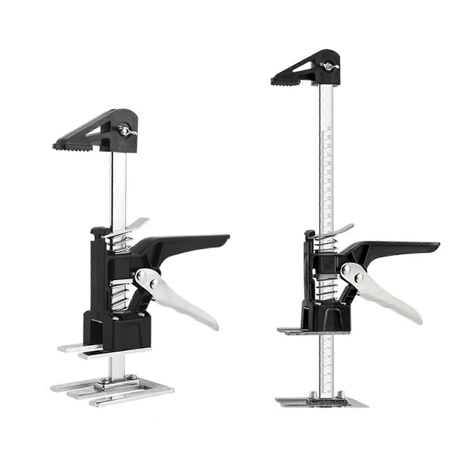 PC Hand Lifting Tool LaborSaving Arm Jack Door Panel Drywall Lifter 2PCS AB With Scale