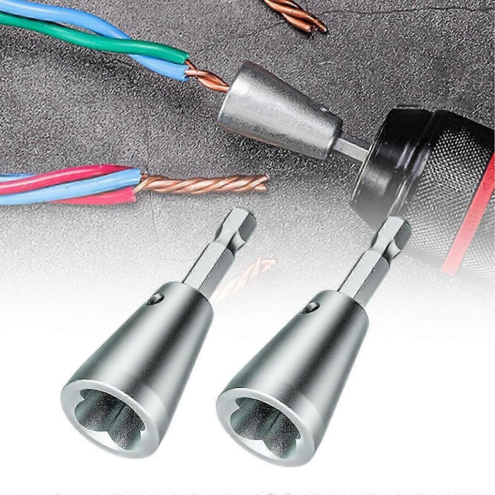 Wire Twisting Tool, Wire Twister Wire Connector, Stainless Steel Wire Twister Tool for Drill Electrical, Wire Twister Drill Wire Twister, Fast Wire Tw