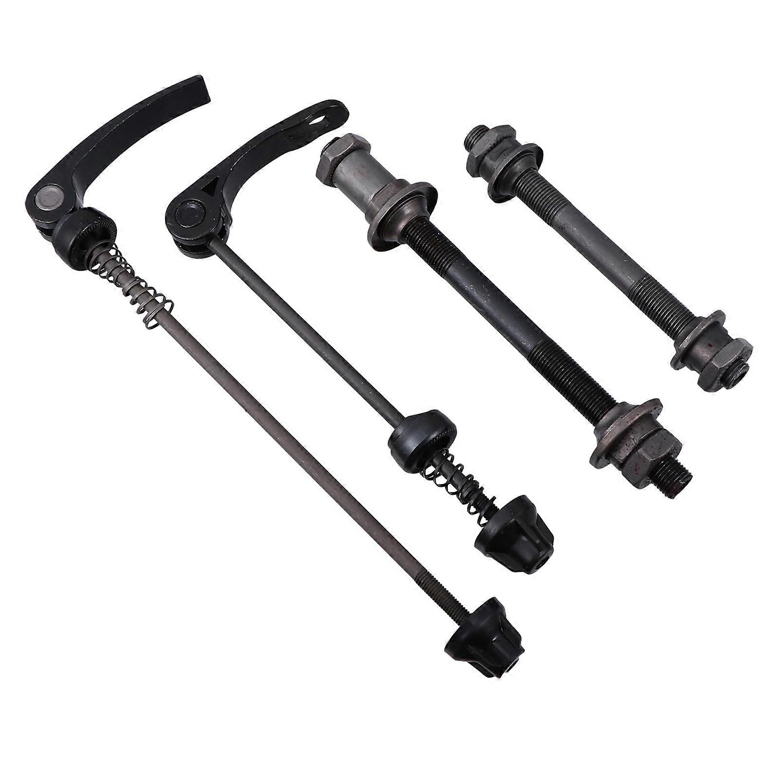 Front and Rear Hollow Shaft Quick Release Skewer Set for Mountain Bike Axle Hubs – Easy Wheel Removal and Installation