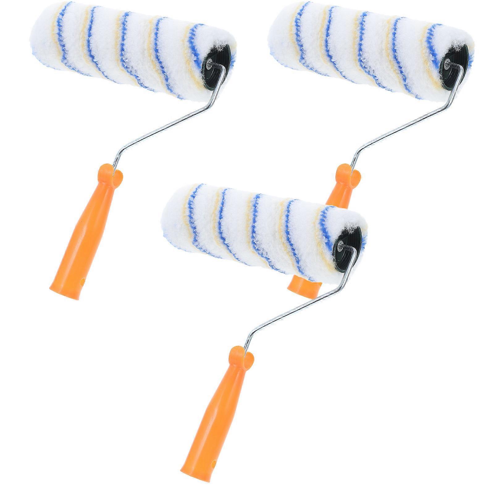 Paint Roller Brush Versatile Use Homeowners Ergonomic Handle 26.50X19.50X6.00CM 3Pcs