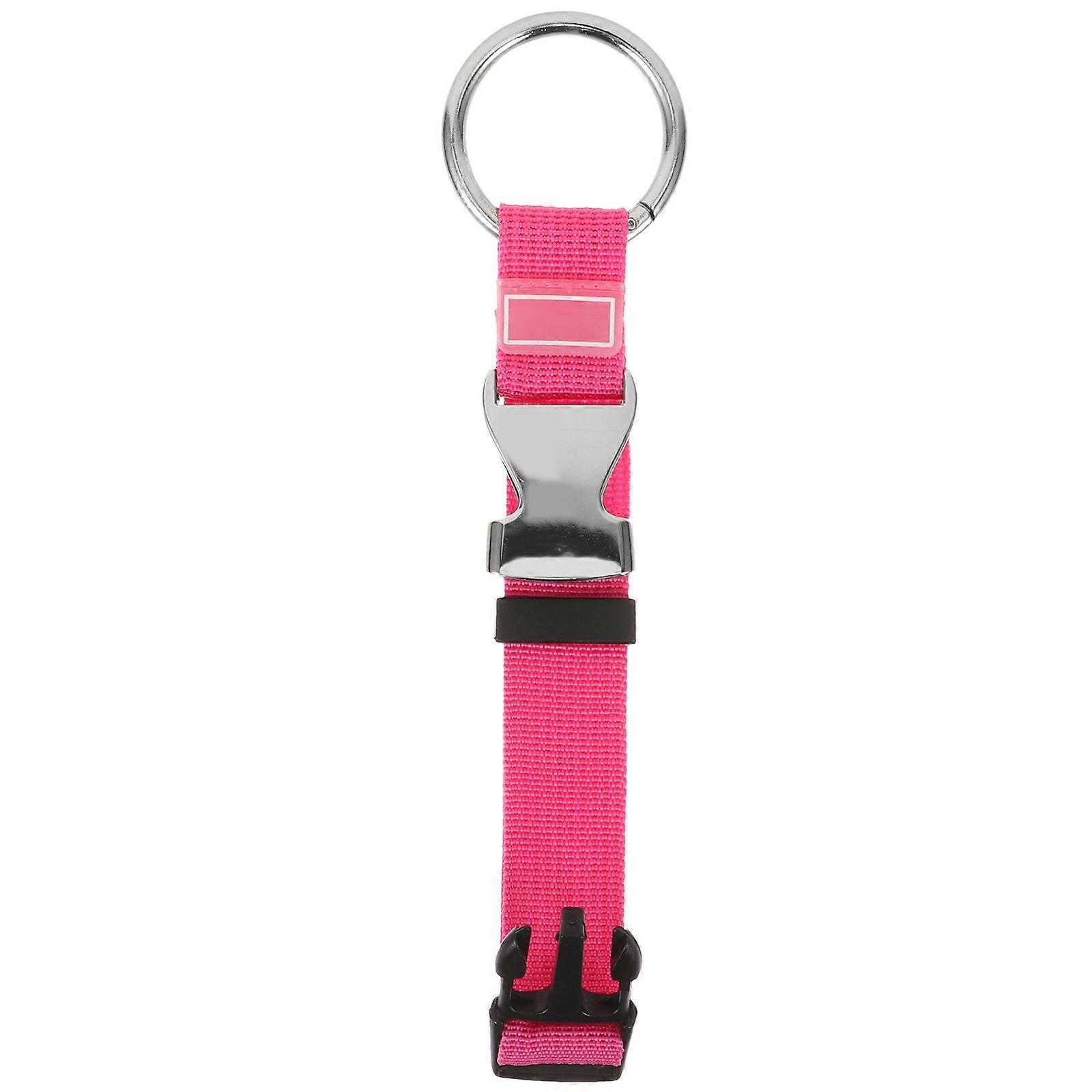 Travel Luggage Strap Buckle Practical Design For Frequent Travelers Rosy 13.50X5.00X0.50CM Securing Items 1Pack