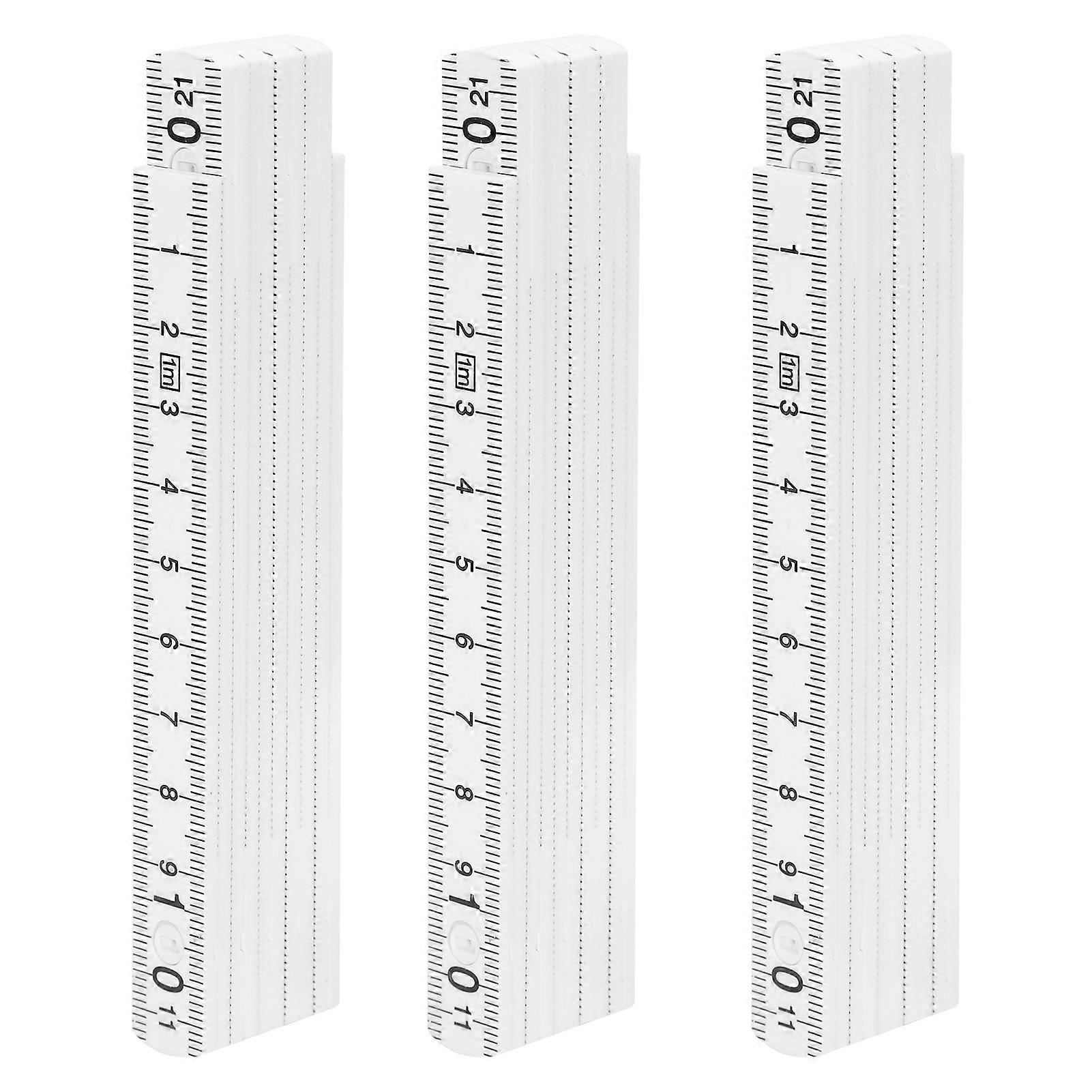 3Pcs Folding Ruler DIY Multi Angle Ruler Linear Measurement for Carpentry Tile Laying