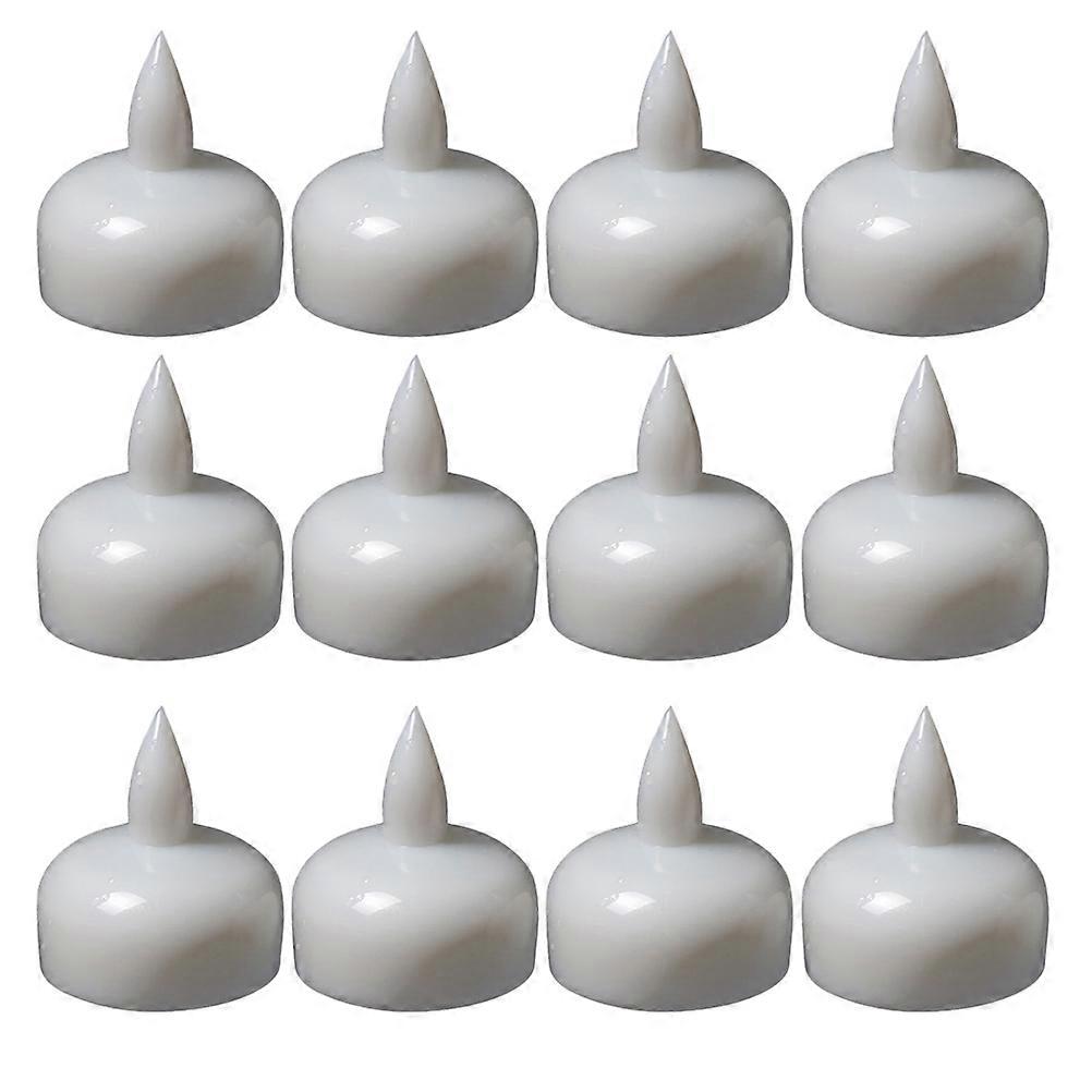 Waterproof Candle Lights LED Floating Candle Lamp for Lighting 12Pcs