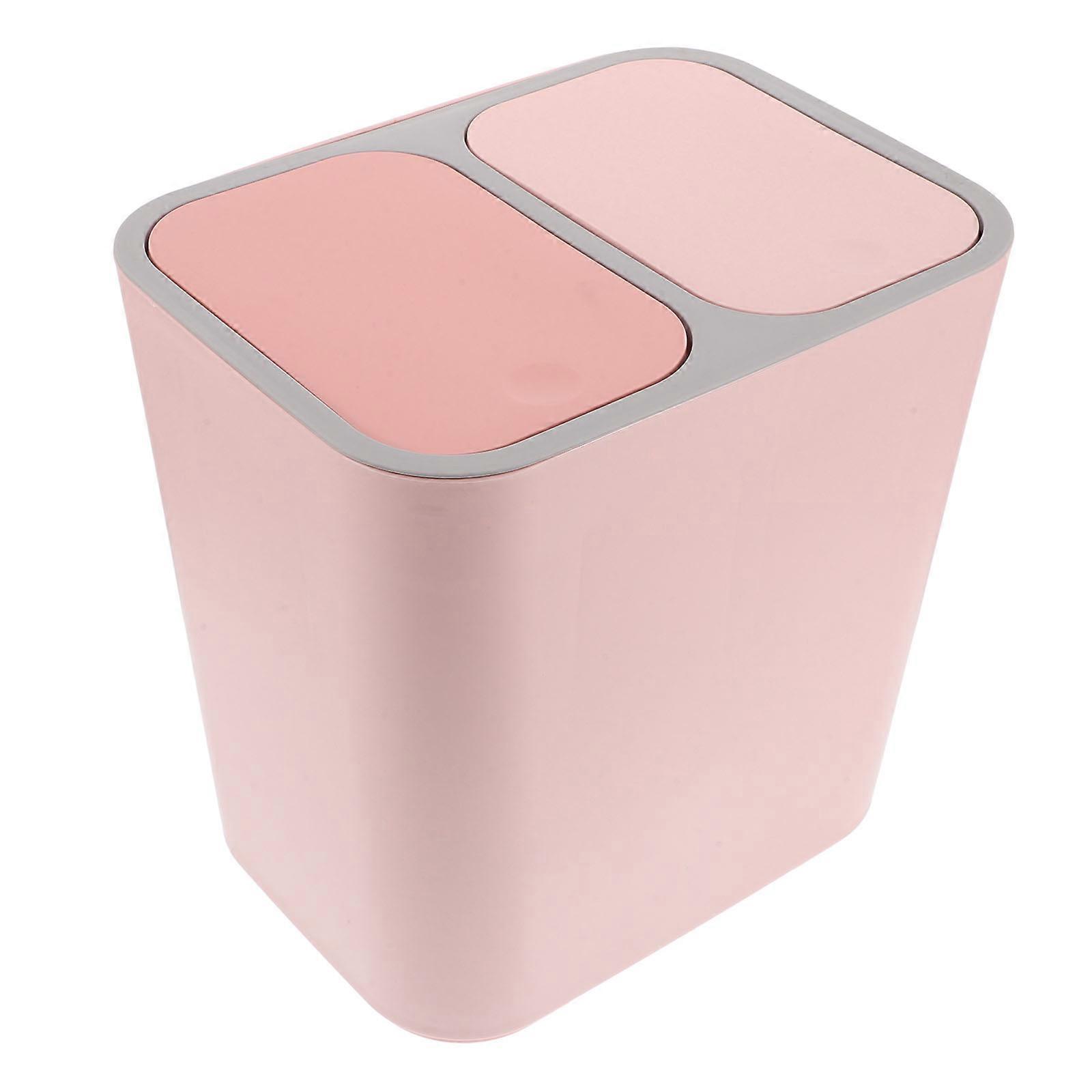 Self Sealing Compartment Trash Can with Lid   Heavy Duty Kitchen Garbage Can for Efficient Waste Management in Kitchens, Bathrooms, and Dorm Rooms
