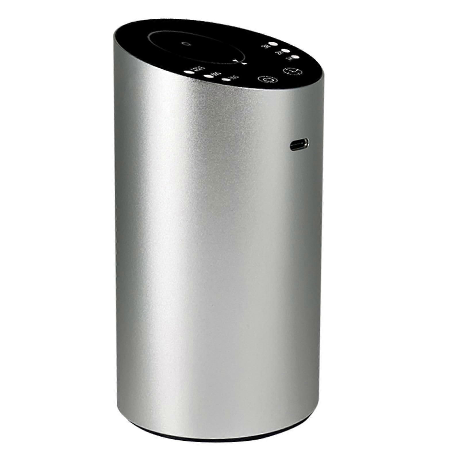 Automatic Aroma Diffuser with Metal Texture, Stylish Air Freshener for Home and Office, Adjustable Scent Intensity
