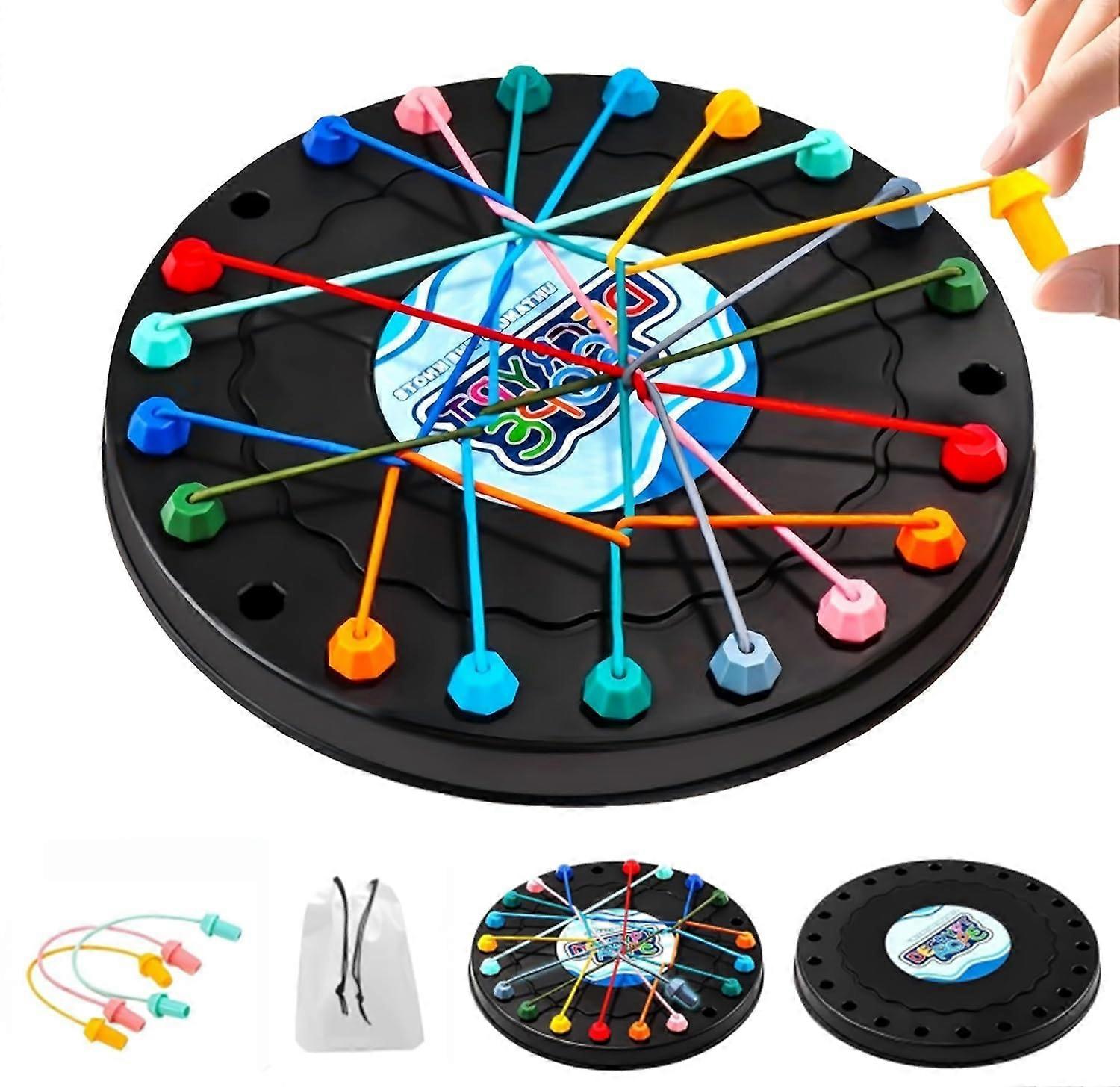 Rope Release Board Game - Twisted Rope Puzzle Toy, Strategy Board Game for All Ages, Smart Knots Untangling Fun