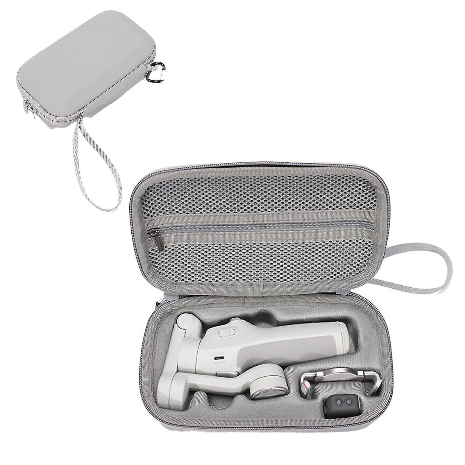 Storage Bag for Osmo Mobile 7 Pro / 7 Gimbal Stabilizer, Travel Case with Strap and Buckle, Portable White Accessory
