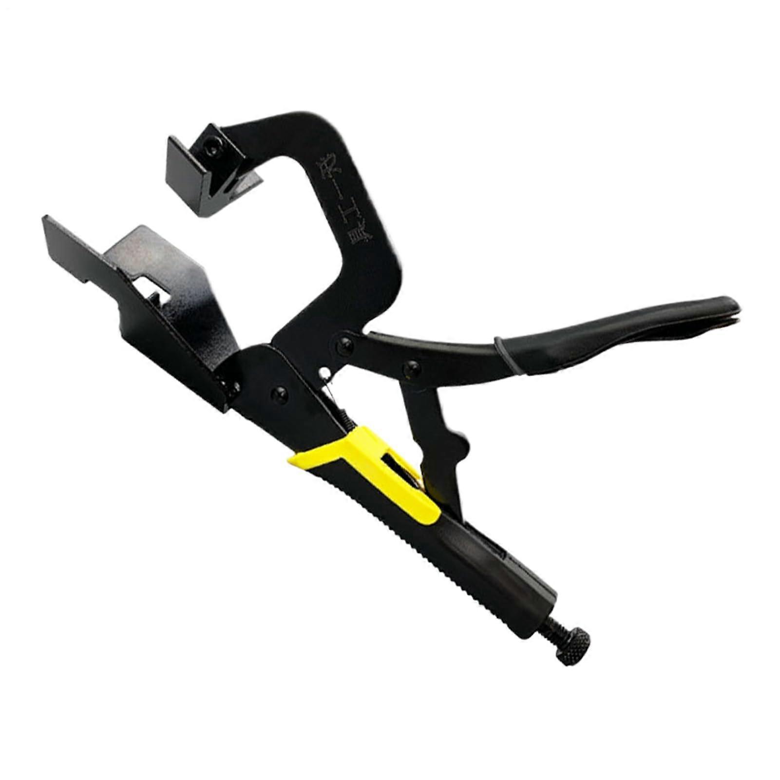 Rightangle clamps for wood joints Quickrelease adjustable clamping tools
