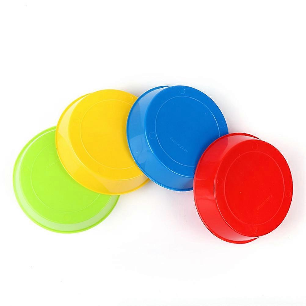 4pcs Colorful Plastic Drawing Tray for Oil & Watercolor Painting – Deep Red, Blue, Green, Yellow – Art & Craft Activity Supplies