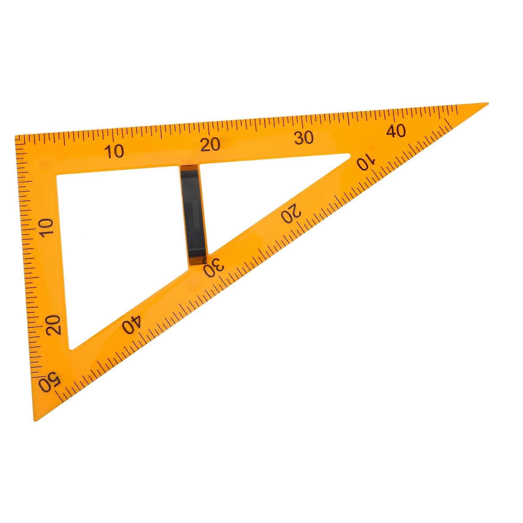 Magnetic Triangle Ruler Set Square For Classroom, Geometry Teaching Tools, 50.70 X 29.80 X 0.50 cm