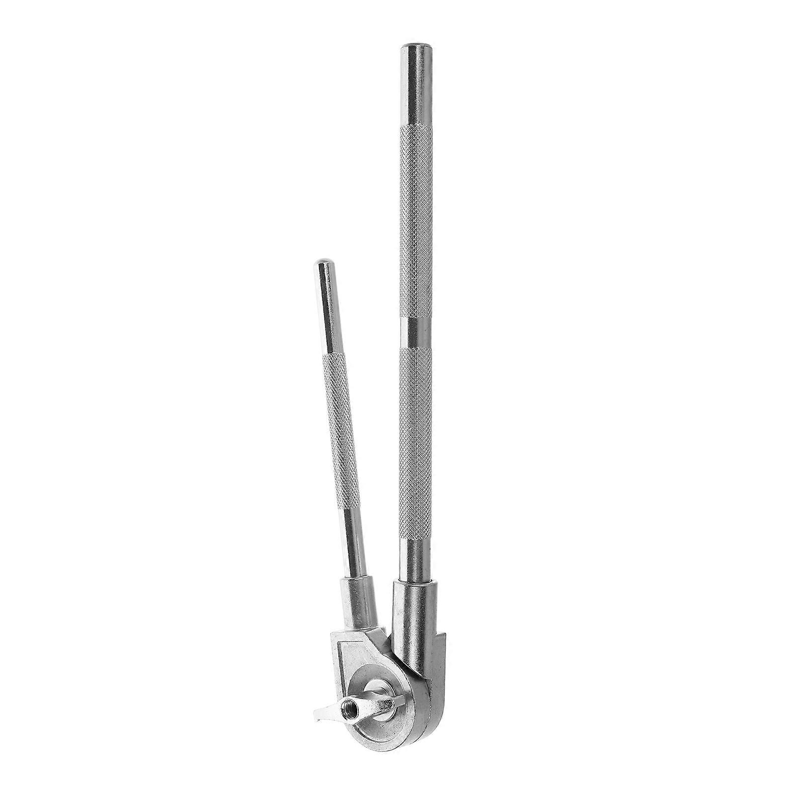 Hemoton Cowbell Holder for Drum 1 Set Metal Bracket Pole Compatible with Drum Kit for Replacement and Repair