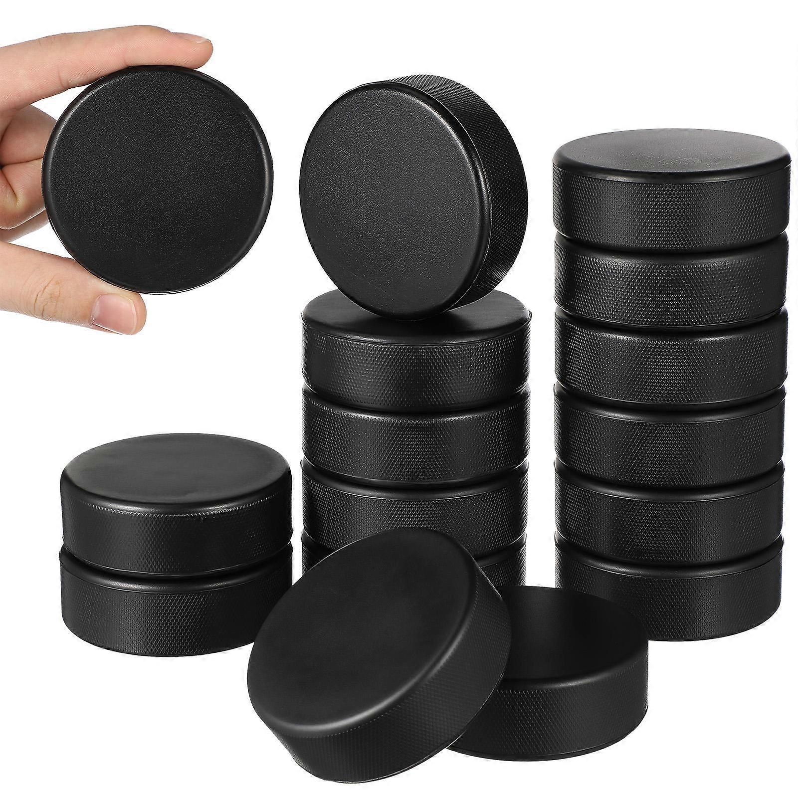 24pcs Foam Hockey Pucks Training Balls Portable Toy for Hockey Equipment Indoor Games Supplies