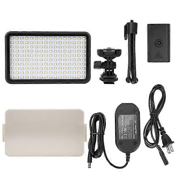Lampe vidéo LED PAD160 3 200-6 000 K, éclairage de remplissage à intensité variable, ensemble de lampes pour photographie