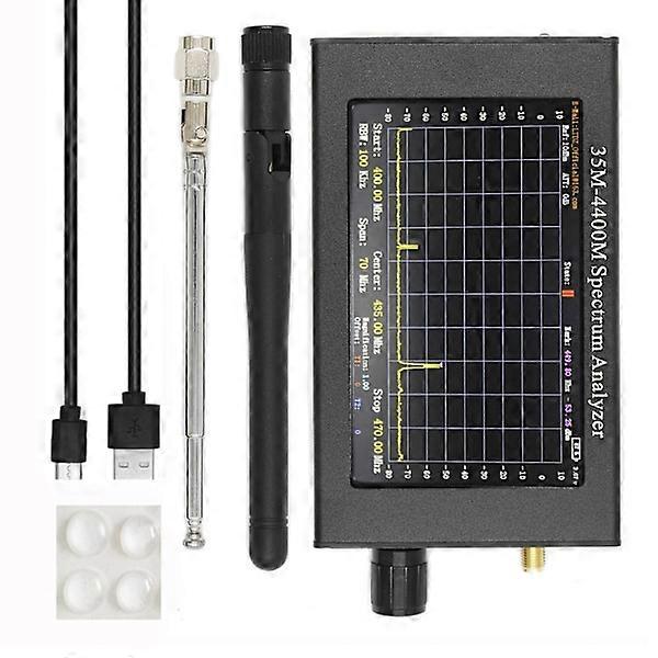 Frequency analyzer 4.3" LCD screen spectrum analyzer 35M-4400Mhz