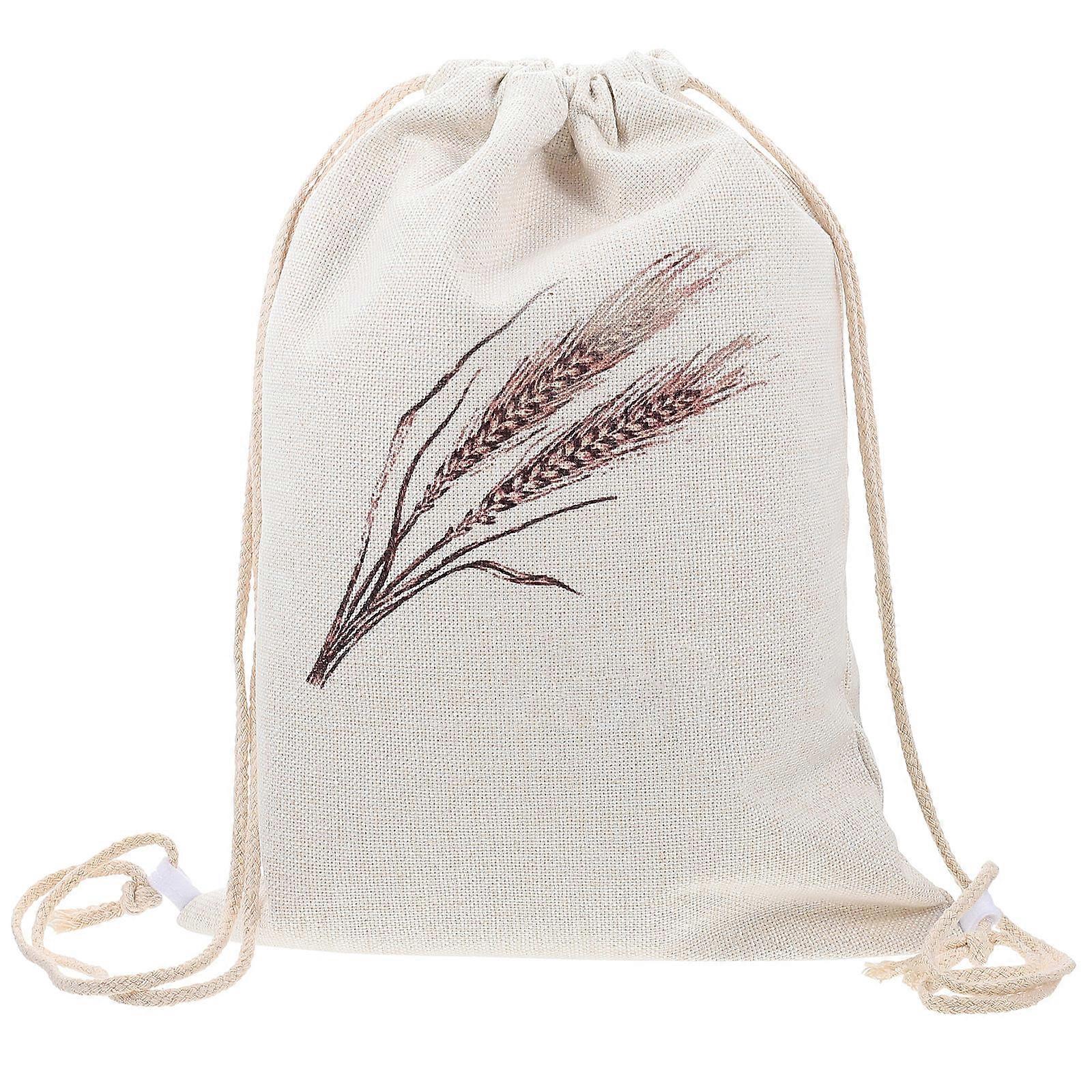 Drawstring Food Bag Reusable Bag For Housewarming Gift Environment Guarding Assorted Color 15.72x11.79x0.39in 1Set