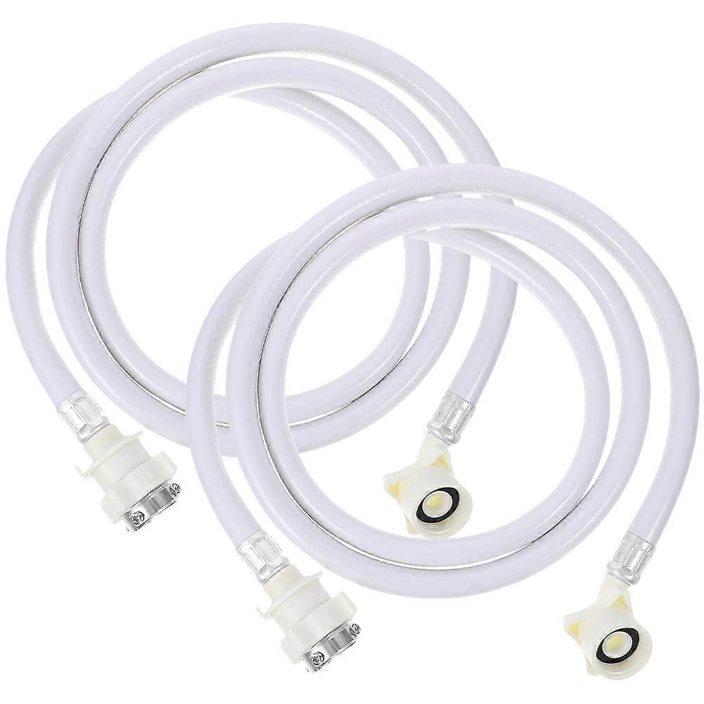 2pcs Washing Machine Inlet Hose   Durable Water Supply Hose for Automatic Washers, Easy Installation