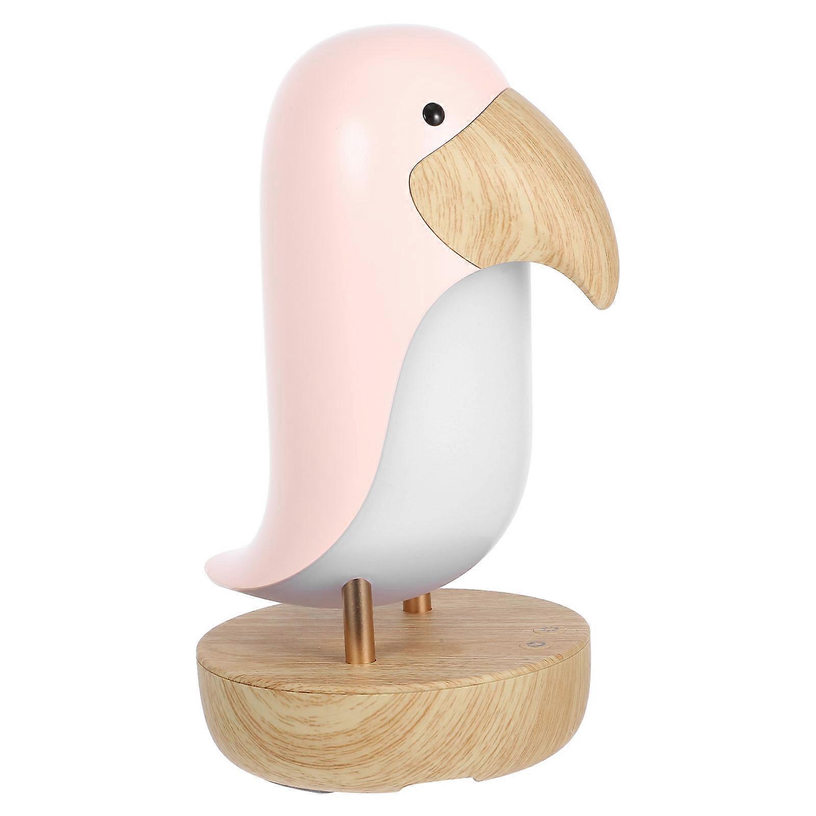 Bird Night Lamp Usb Rechargeable Night Light For Children Home Use Warm Light Stable Placement 1Pack