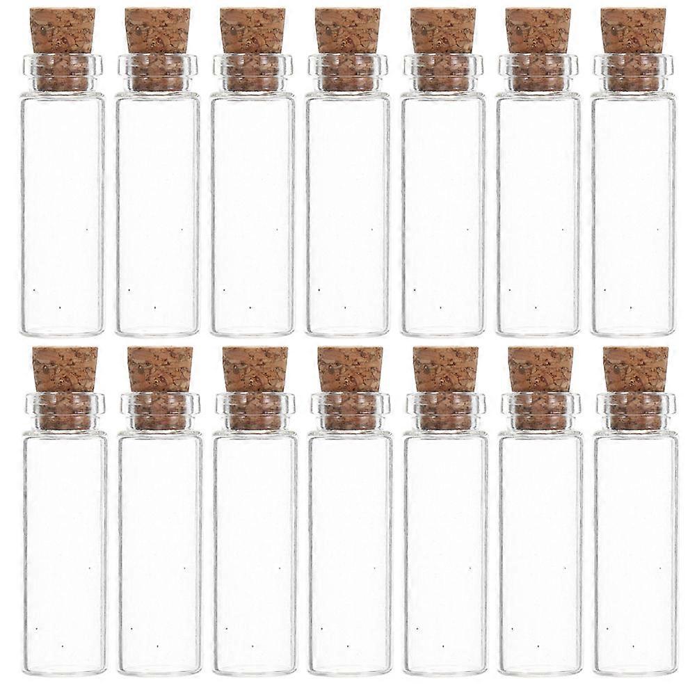 100pcs Mini Glass Bottles with Cork – Tiny Wishing Jars for DIY Crafts, Wedding Favors, Message Bottles & Creative Projects – Cute Potion Containers