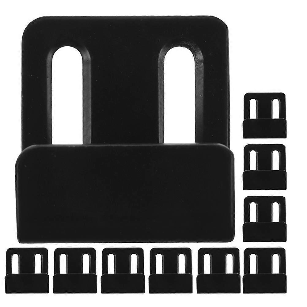 10pcs Wall Hanger Tile Brackets Stainless Steel Wall Hooks for Tile Display
