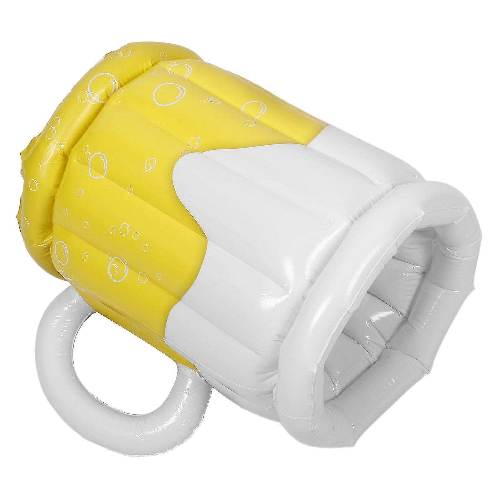 Jumbo Inflatable Cooler for Pool, Beach & Events   Reusable Beverage Holder with Hawaiian Decor, Extra Large Capacity, Portable & Fun Design