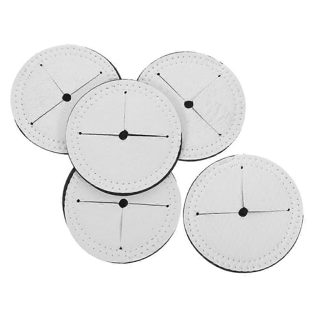 White EVA for Drinks with Stable Round Base and Diy Creativity Perfect for Parties 5 Pieces
