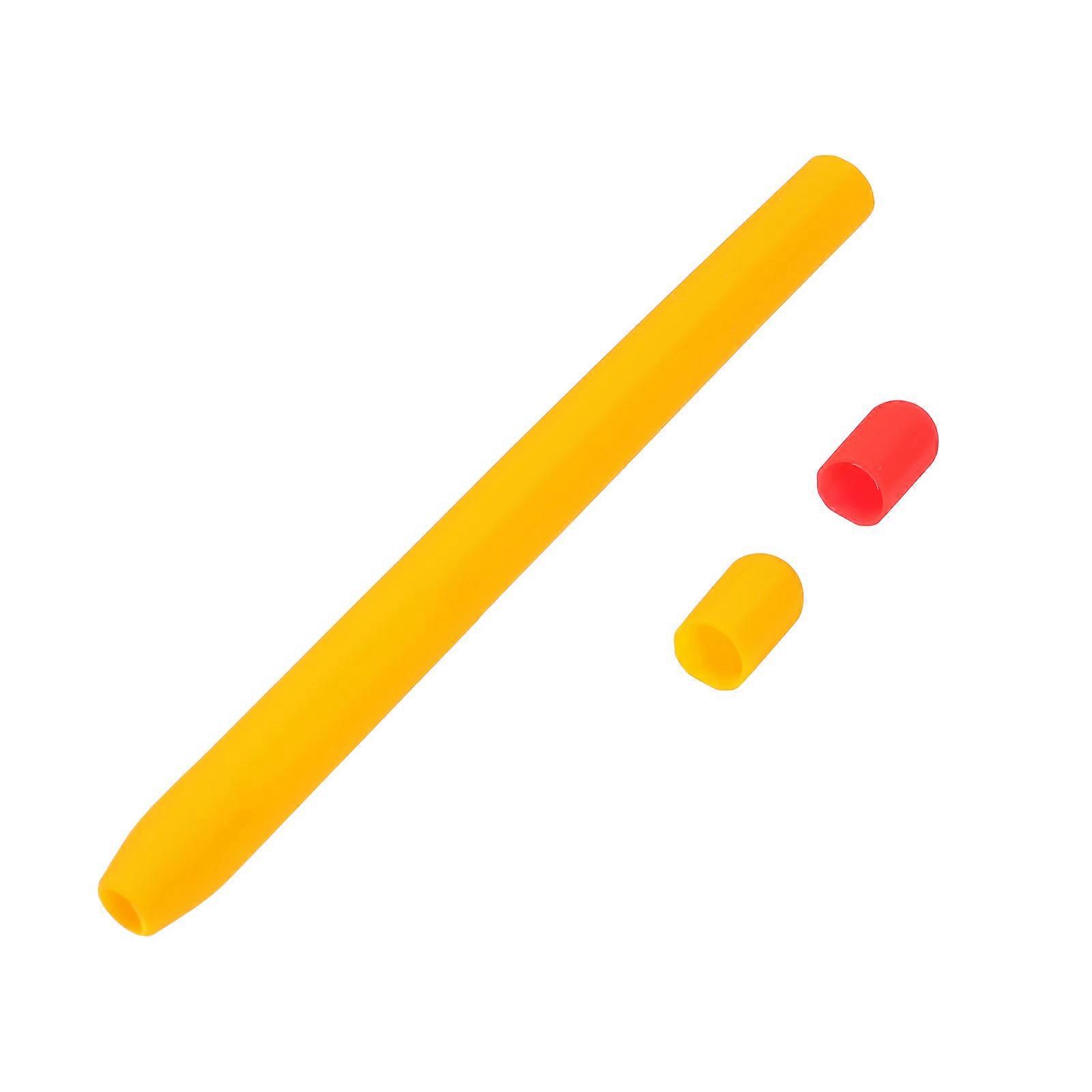 قلم ستايلس متوافق مع قلم أبل ، جراب سيليكون مقاوم للصدمات غير قابل للانزلاق مع أغطية غطاء ، سميك مقاوم للسقوط ومريح قابل للغسل