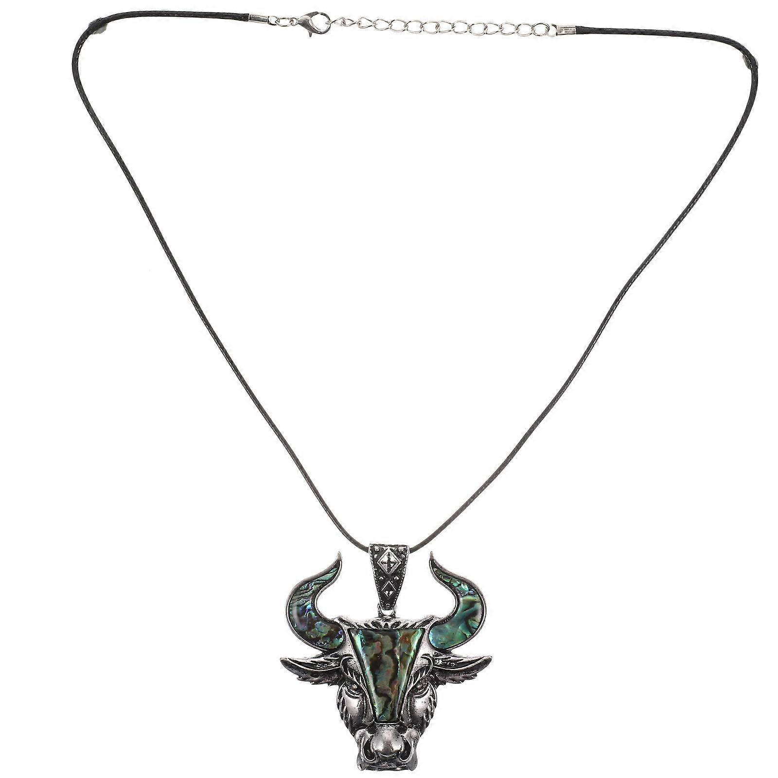 Punk Style Animal Head Pendant Necklace Set for DIY Crafts and Accessories Multi Color 1 Set