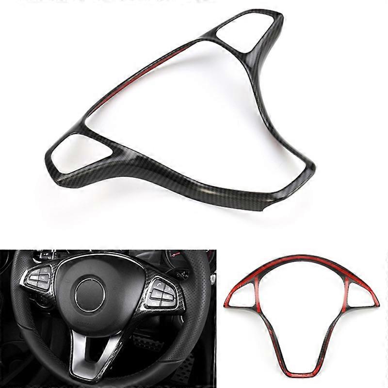 Carbon Fiber Handlebar Cover For Benz C-Class W205 14-17/glc-class