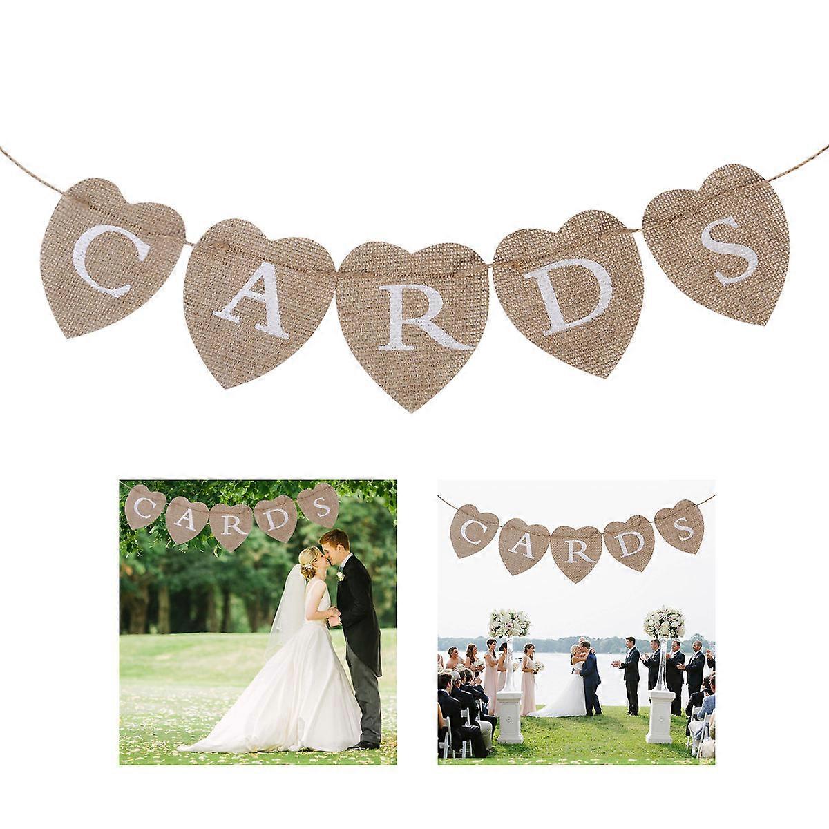 Multi Color Hessian Banner for Wedding Box Decoration Perfect for Parties 6 Feet Long
