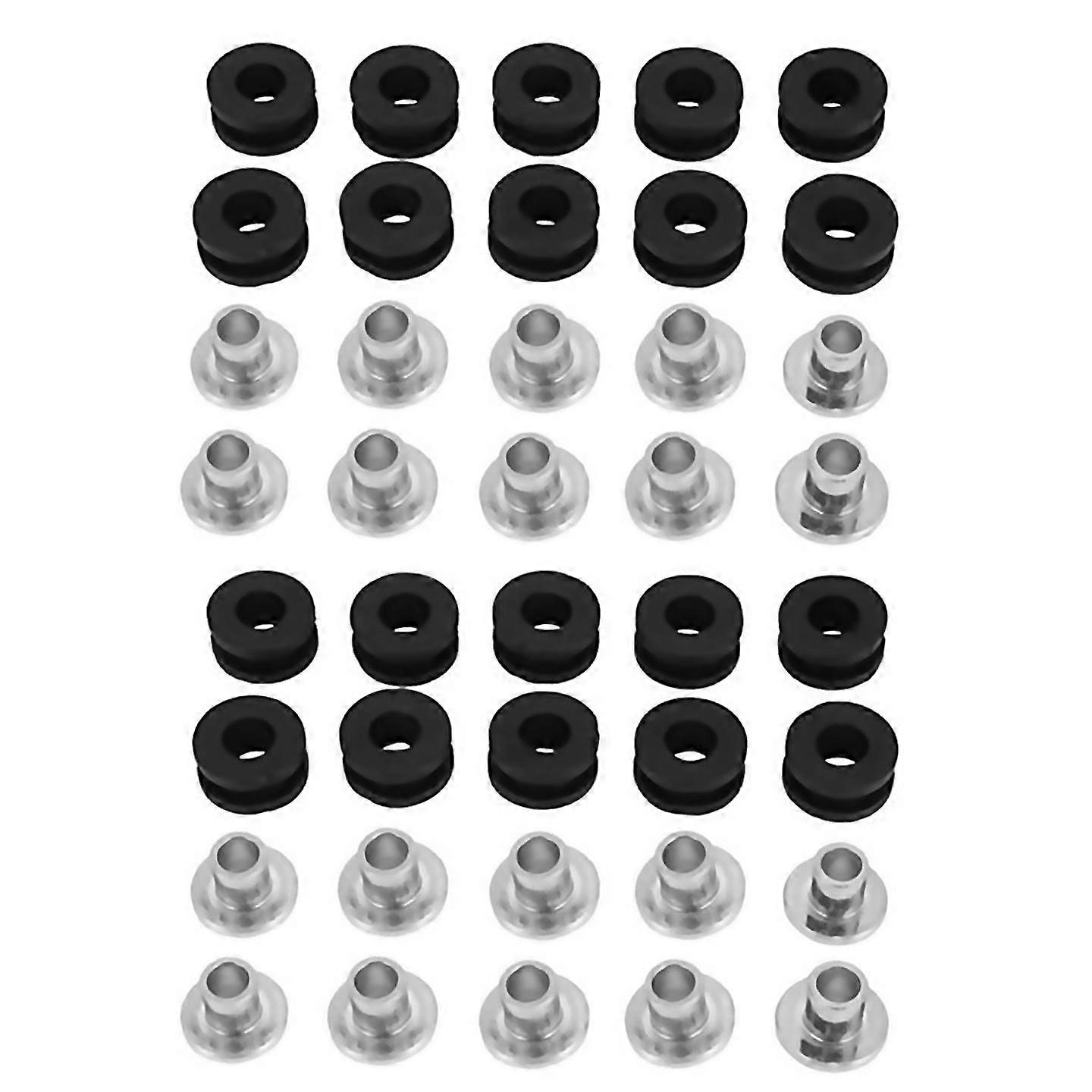 For 20pcs Motorcycle Rubber Grommets For For