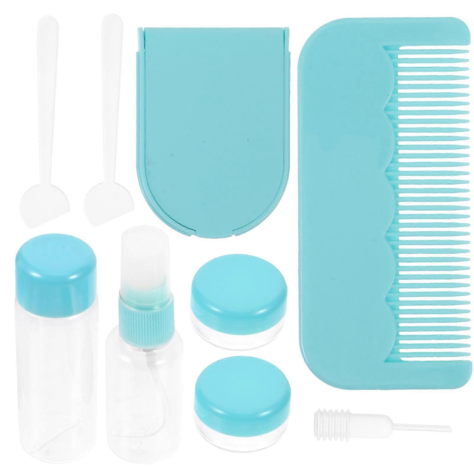 The **Portable Travel Bottle Leakproof Toiletry Containers in Lake Blue** are a convenient and stylish solution for carrying your favorite shampoo,