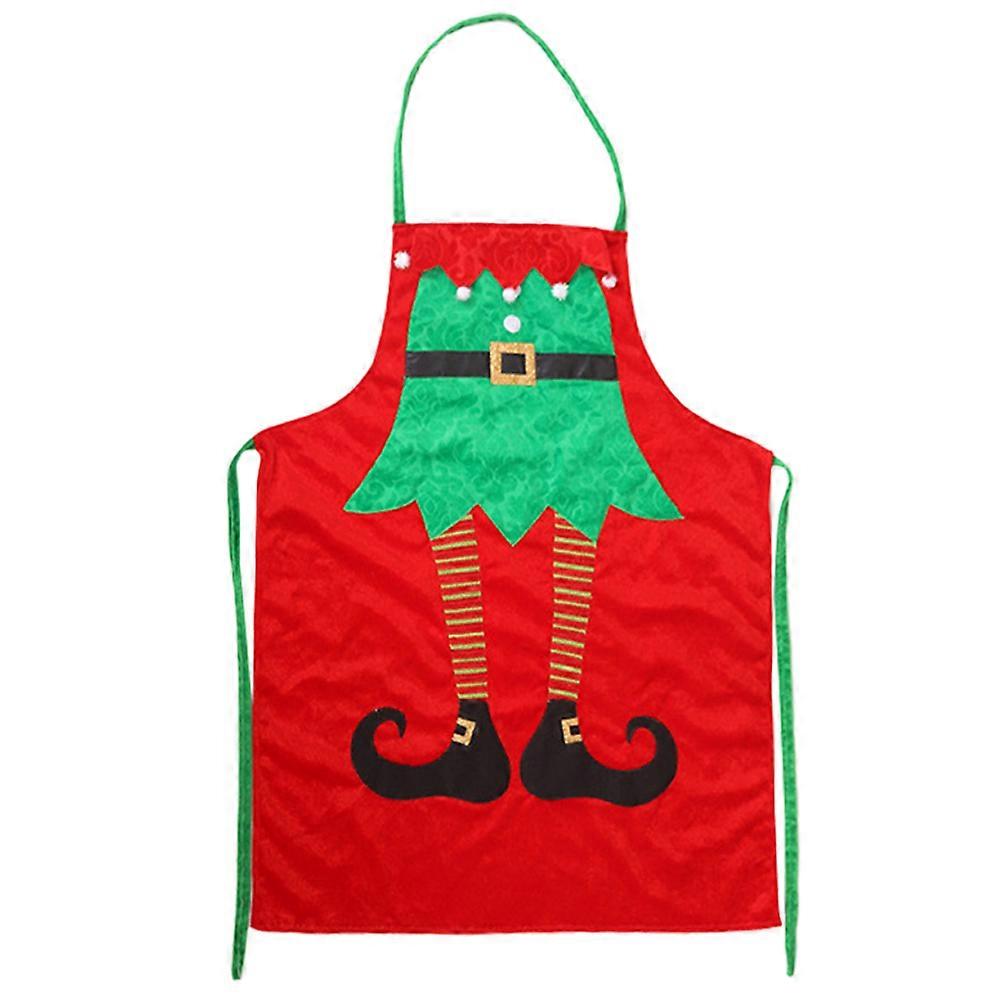 Here's a refined and engaging product description for your **Christmas Kitchen Apron**:

 

🎄 **Festive Christmas Kitchen Apron Red Elf Design** 🎄
