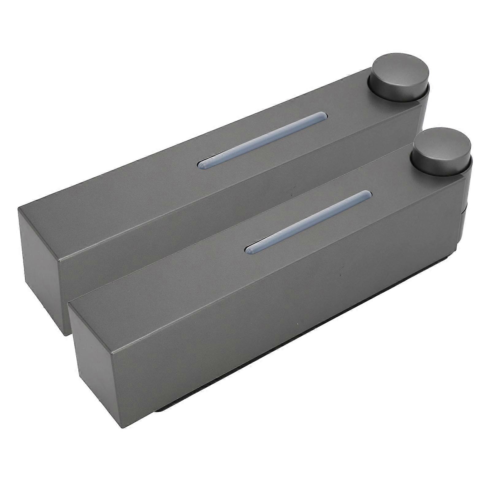 Wall Mounted Liquid Soap Dispenser Grey 6028, 2 Cups Plastic