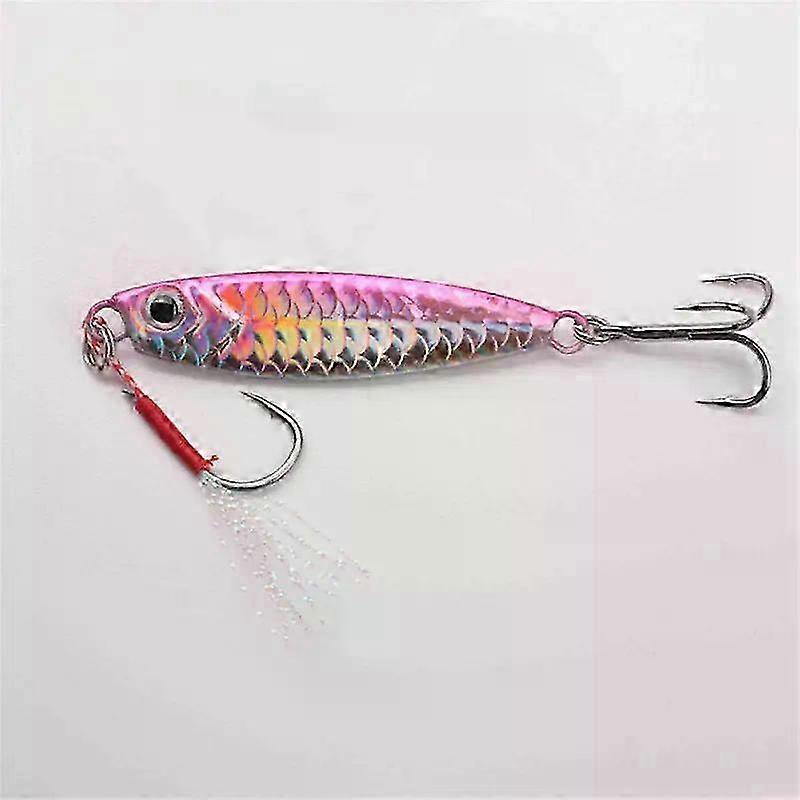 2025 Luya Bait Fish Scale Pattern Luya Iron Plate Reinforcing Hook Remote Calling Fish Scale Pattern Simulation Bait Fishing Gear