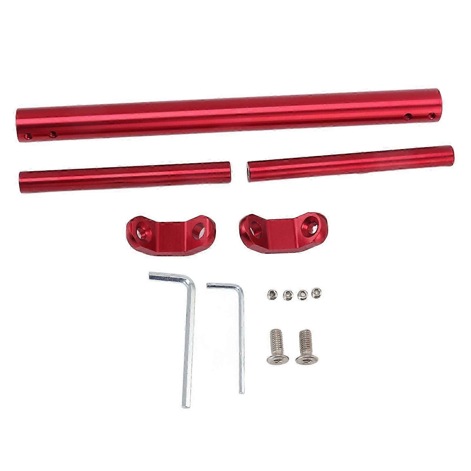 Electric Motorcycle Handlebar Extender Rearview Mirror Fixed Extension Bracket Aluminum Alloy Balance Bar Bracket Red