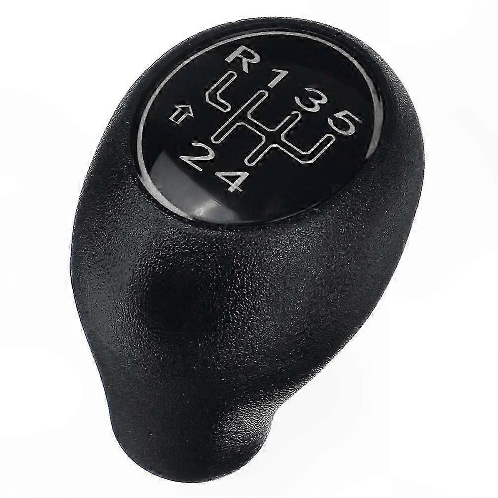 Silver Gear Shift Knob for Manual Transmission Cars with 5-Speed Shifter Lever Compatibility