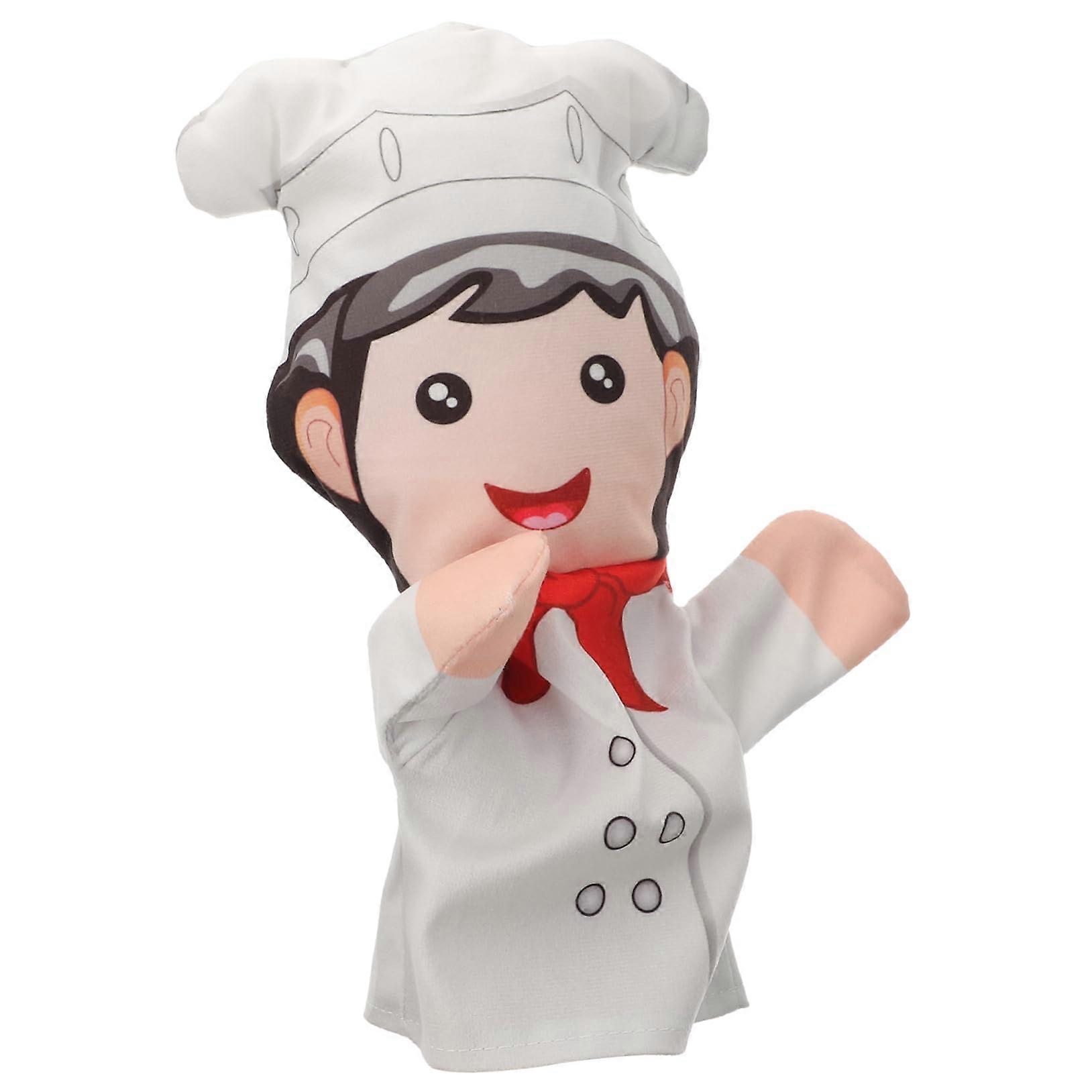 Marionette DIY Figure Toy for Teaching Support, Lifelike Hand Puppet, PP Cotton Finger Puppets, Creative Play Figures