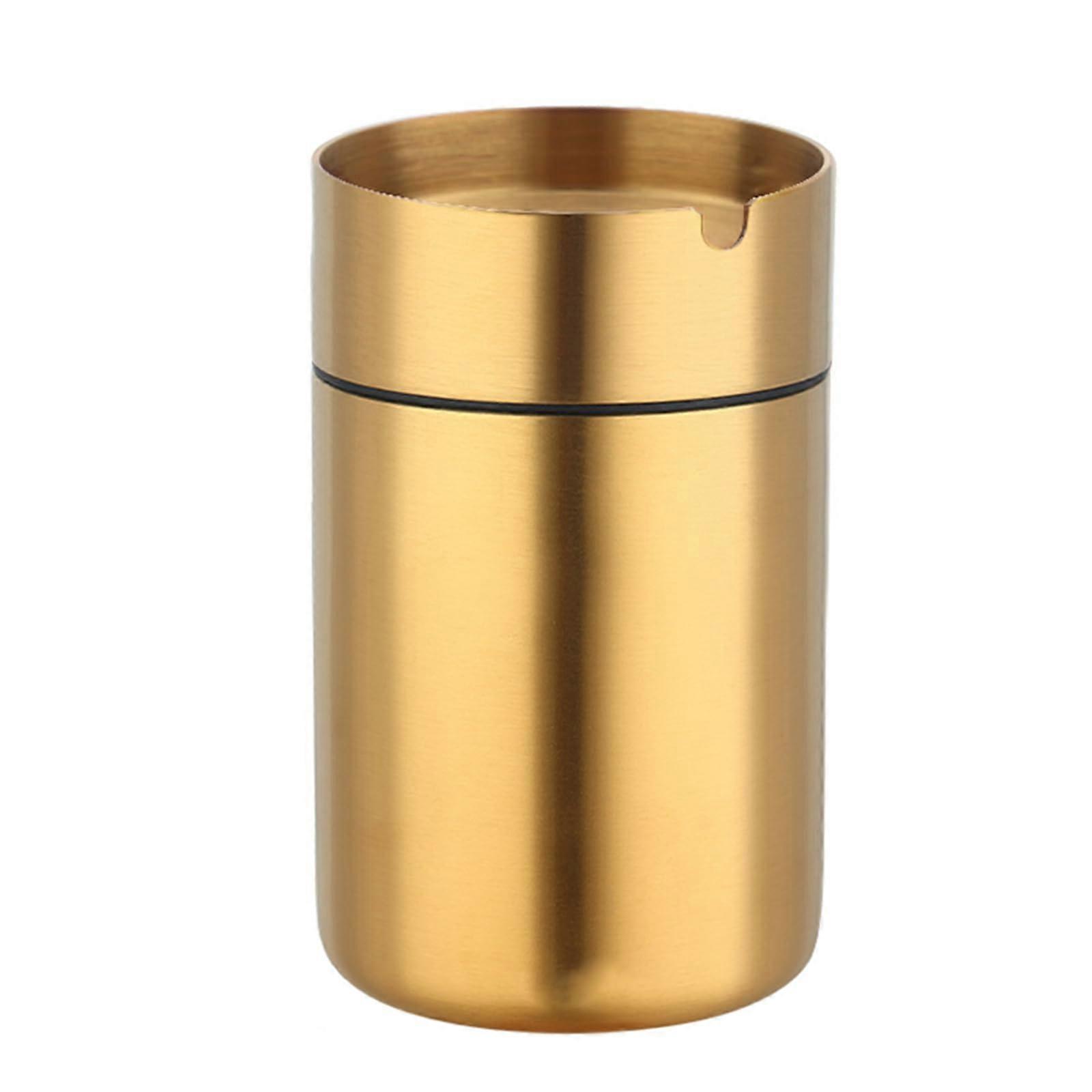 Auto Ashtray for BMW X5 X5M E53 E70 F15 G05 F95 25i 25d 30i 30d 40i 40d 45e M50i Stainless Steel Mini Trash Can 7x11.8cm