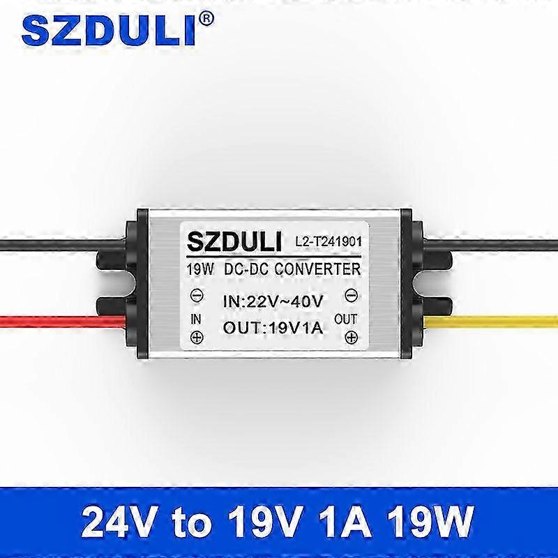 DC-DC Step Down Converter Module 24V to 19V Voltage Regulator Power Adapter