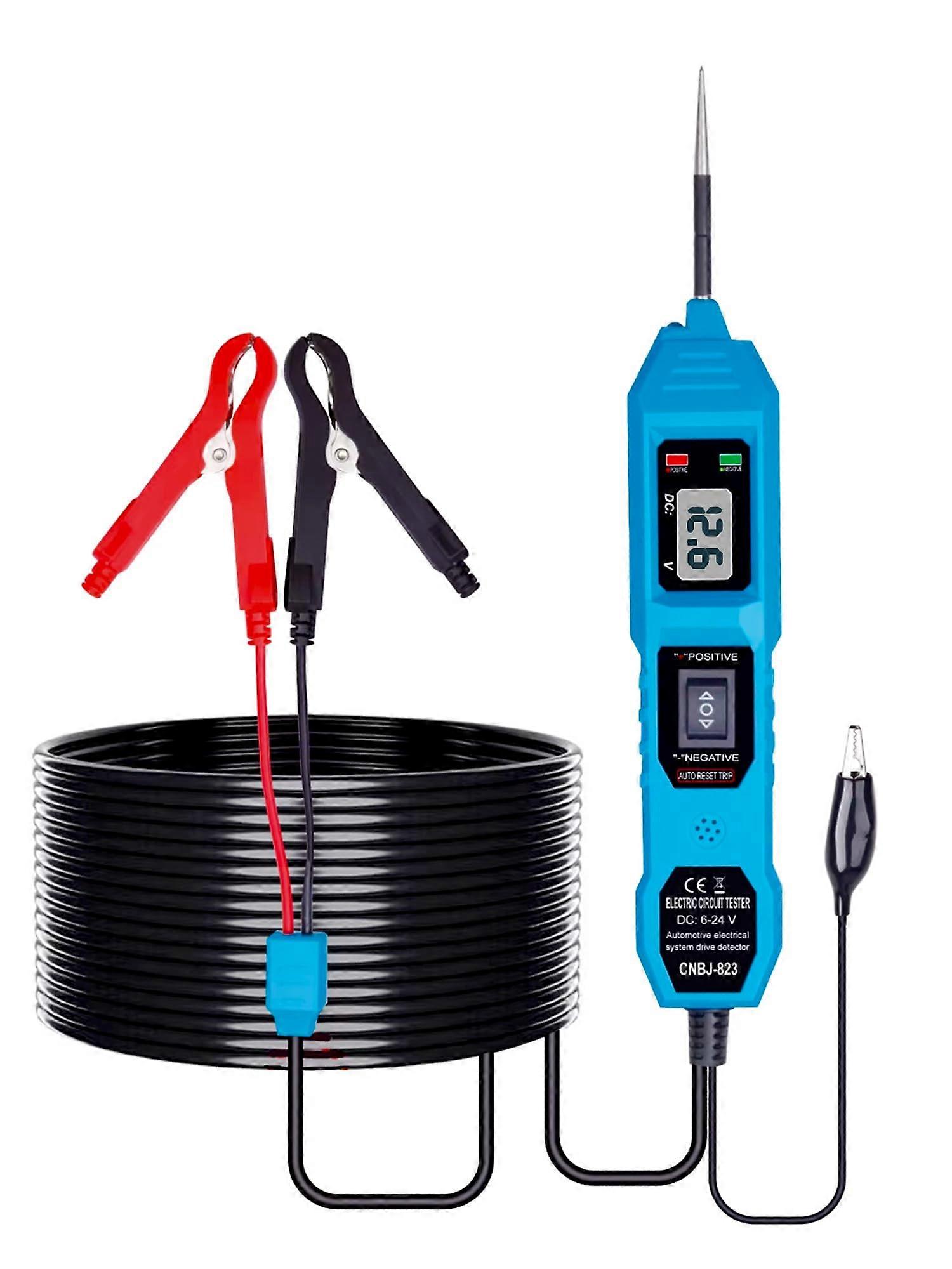 6-24V DC Circuit Tester Automotive, Power Circuit Probe, Voltage Tester For Car Wiring, Test Light, Short Circuit Finder