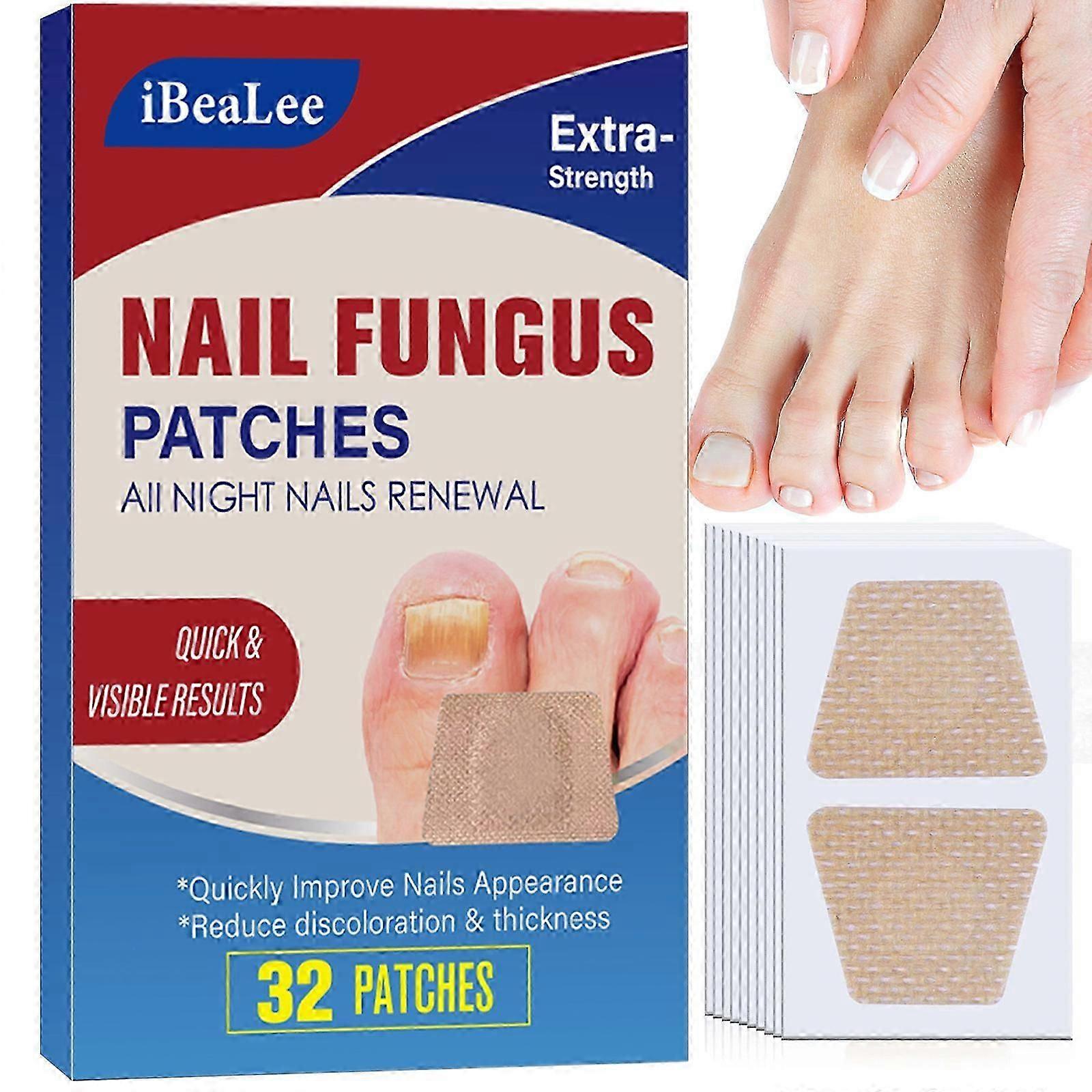32st svamp nagelbehandling, tå nagel behandling extra stark, nagelreparationsbehandling för återställer skadade naglar