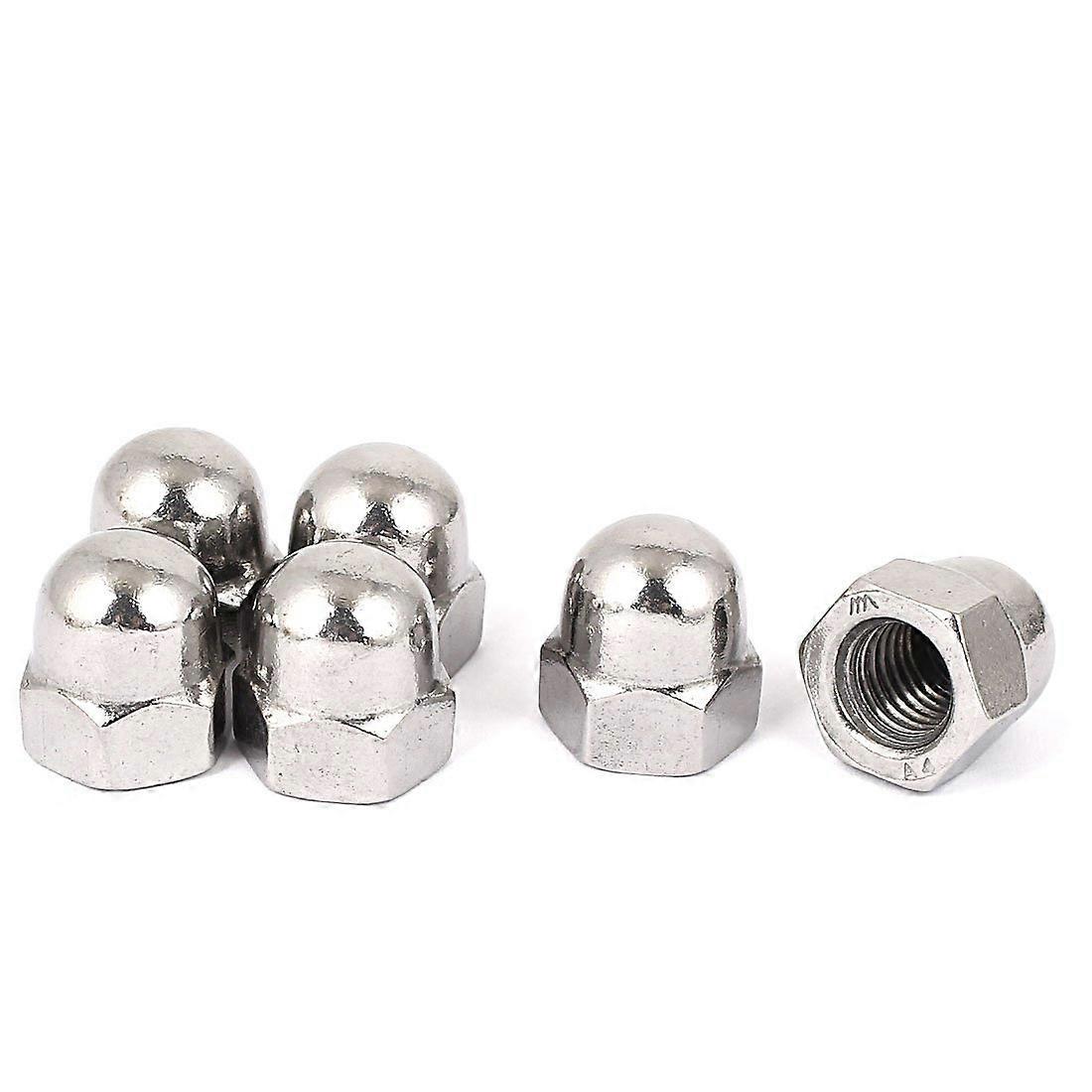 M12 Thread Diameter Dome Head 316 Stainless Steel Cap Hat Hex Nuts 6pcs (44fd6a5a0d101c0fec3ae1b072345b05)