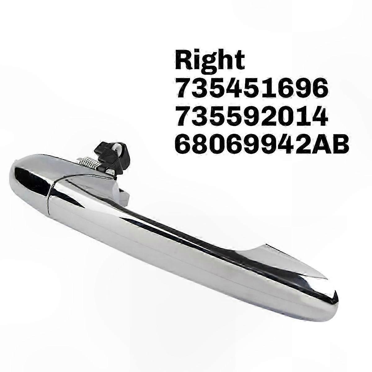 Front Passenger Side Door Handle for 2012-2019 Vehicles, Compatible with Multiple Models