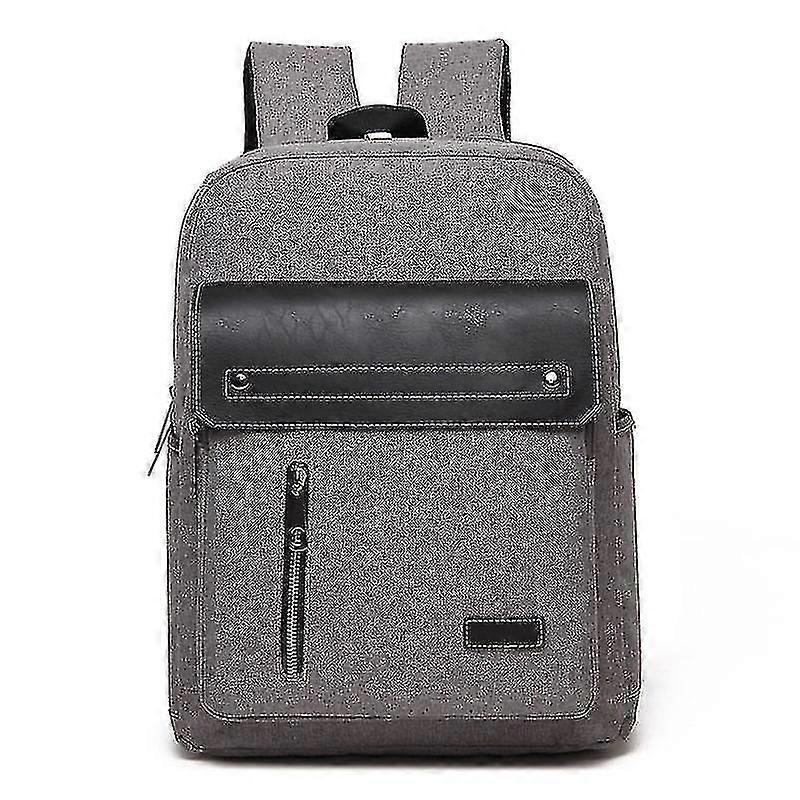 Comfortable Backpack With Faux Leather Details