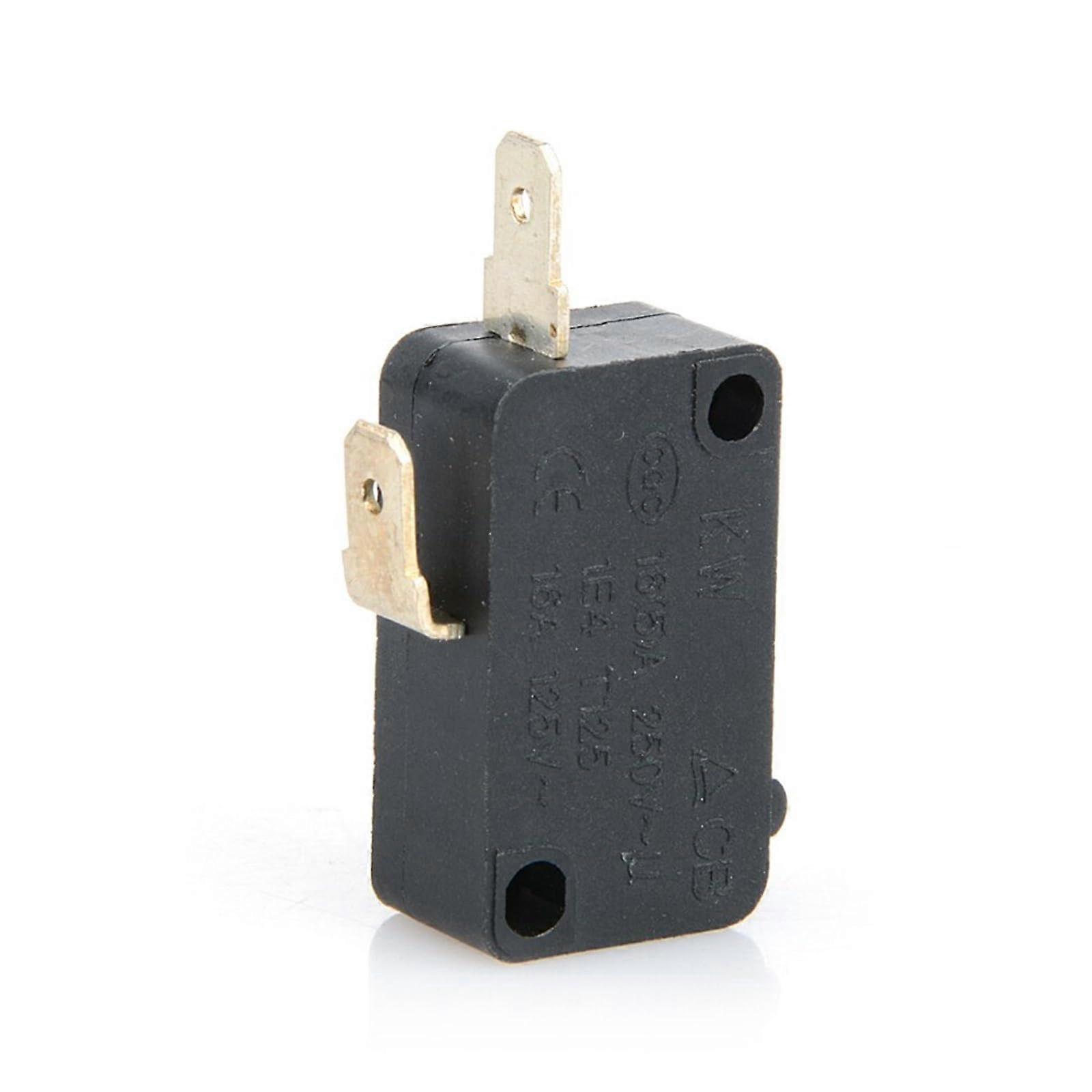 5Pcs Microwave Oven Door Micro Switch Washing Machine Rice Cooker Pot Micro Switch 2pins 1 NO Micro Switches 15A 250V Home Tools Ref: 4268