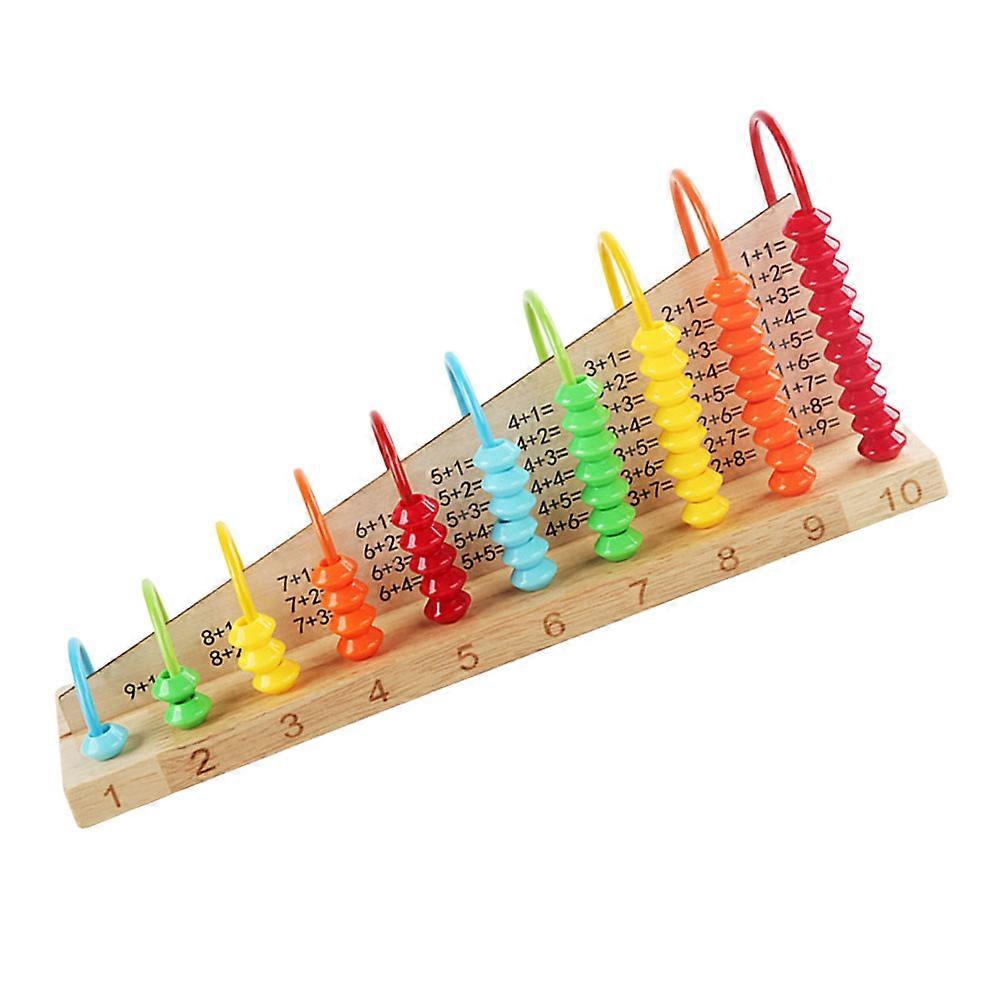 Educational Abacus for Kids Use Made of Synthetic Material Assorted Color Lightweight Compact Size